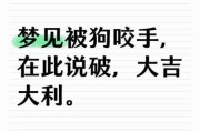梦到被狗咬出血_梦见狗咬手出血预示什么