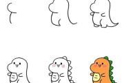 恐龙简笔画怎么画_恐龙简笔画大全图片