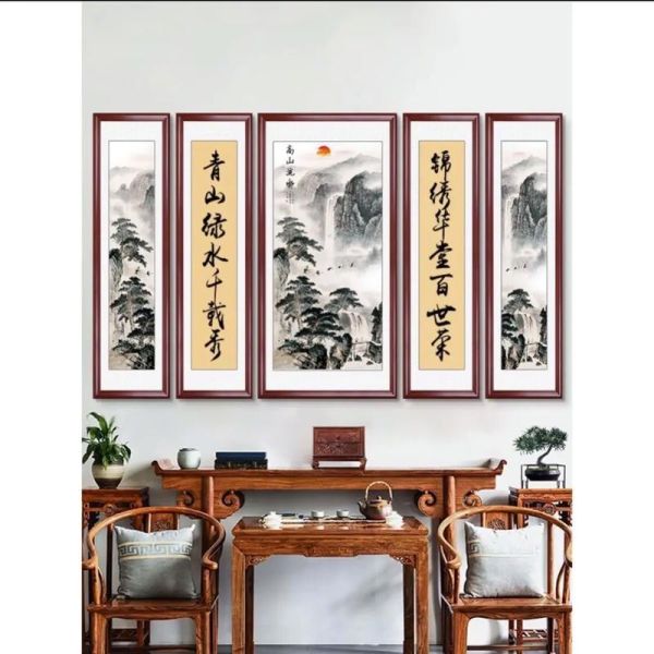 客厅中堂字画挂什么好_客厅中堂字画尺寸怎么选