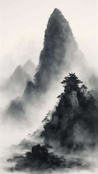 国画山水图片大全大图_如何欣赏高清山水意境