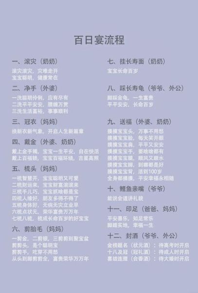 宝宝一百天怎么过_宝宝百日宴准备清单