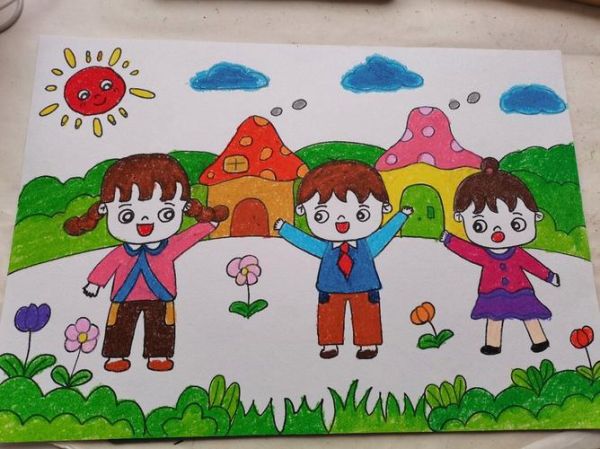 儿童组合画图片大全_如何挑选适合孩子的主题