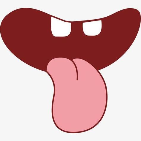 舌头卡通图片大全可爱_怎么画简单又萌