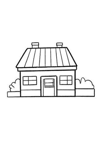 饭店简笔画图片大全_如何教孩子画