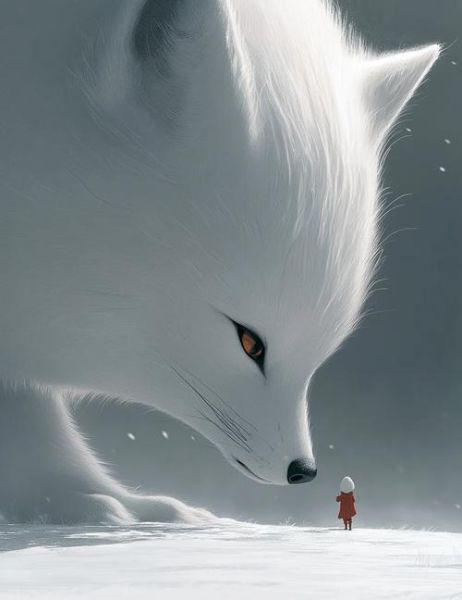 白狐图片唯美图片大全_如何挑选高清壁纸