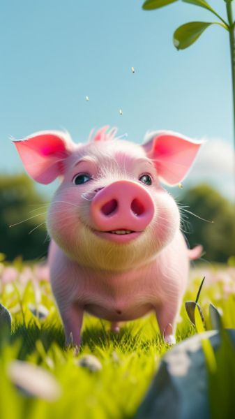 小猪图片大全可爱_小猪图片大全高清壁纸