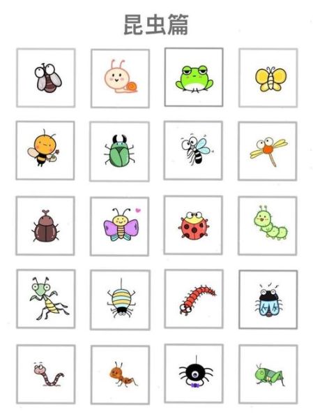 昆虫简笔画怎么画_昆虫简笔画图片大全