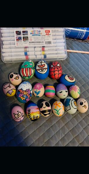 鸡蛋画图片大全_鸡蛋画怎么画好看