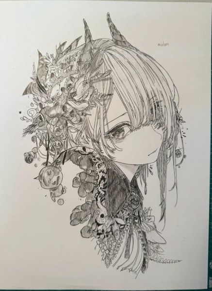 黑白绘画图片大全_如何临摹