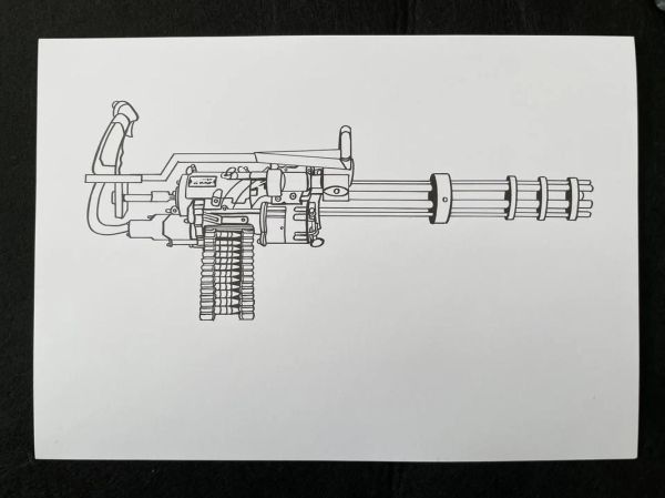 枪简笔画怎么画_枪简笔画图片大全