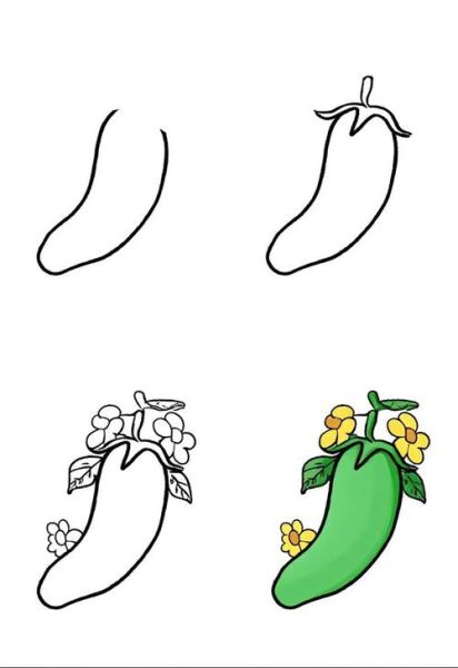 蚕豆图片大全_蚕豆怎么画简单又好看