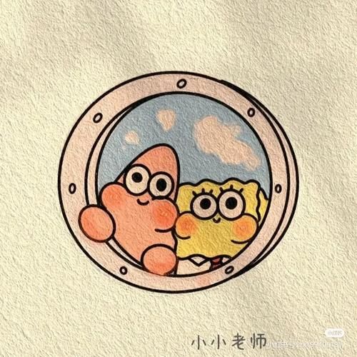 海绵宝宝情侣头像哪里找_如何制作专属CP头像