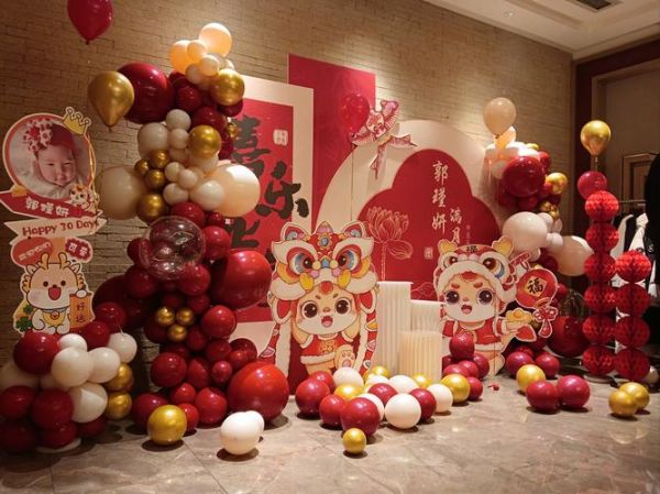 满月宴图片大全_如何布置出高颜值场景