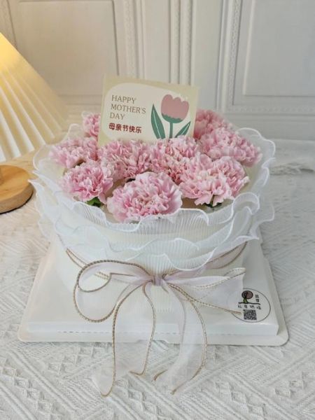 康乃馨蛋糕图片大全_康乃馨蛋糕怎么做