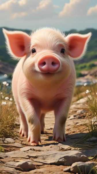 小猪图片大全可爱_哪里可以找到高清无水印素材