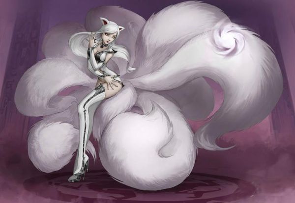 九尾图片大全_九尾狐高清壁纸哪里找