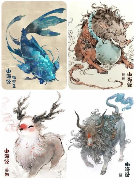 山海经图片大全_山海经异兽图鉴有哪些