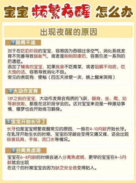 宝宝晚上一个小时醒一次怎么办_婴儿频繁夜醒原因