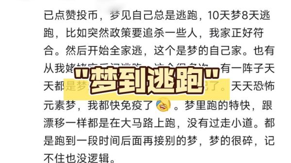 梦到逃跑是什么意思_经常梦见逃跑怎么办