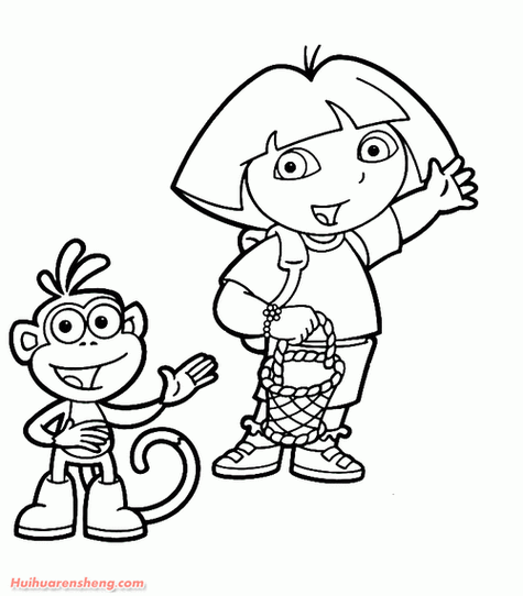 朵拉简笔画图片大全_怎么画简单又好看