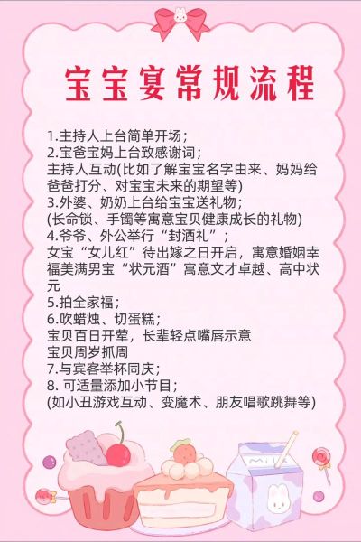 宝宝周岁宴怎么布置_宝宝周岁宴流程安排